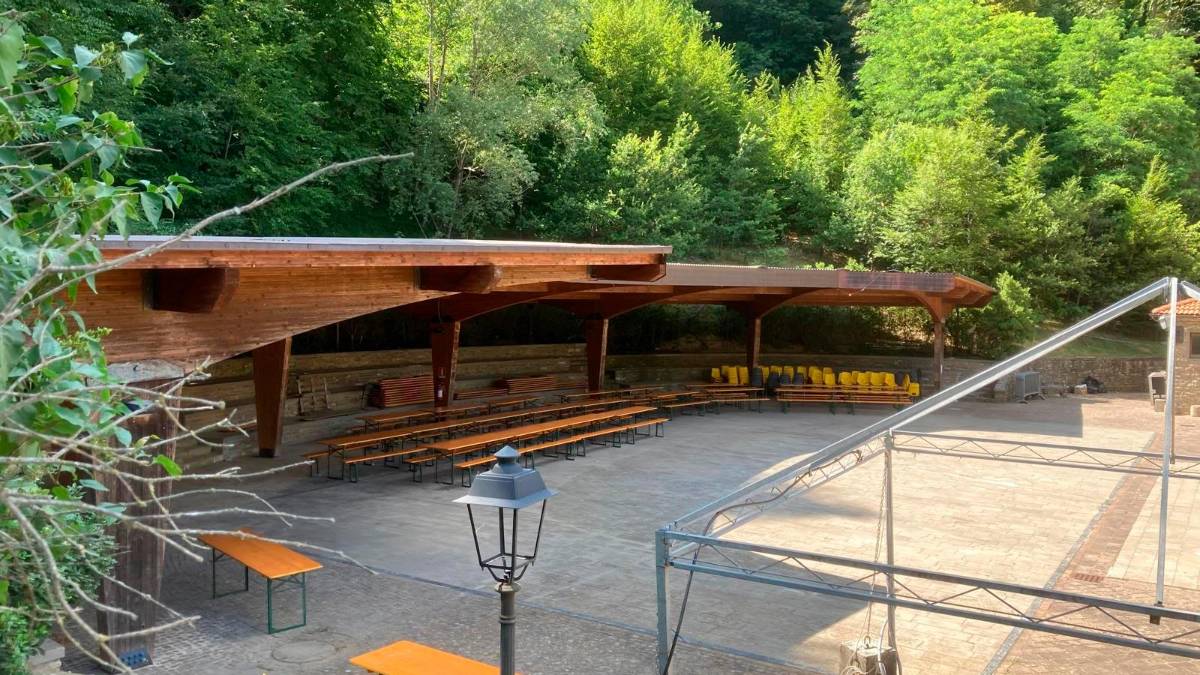 L’area feste di Premilcuore