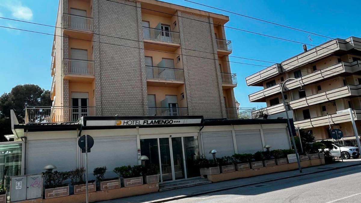 L’hotel Flamengo in viale D’Annunzio