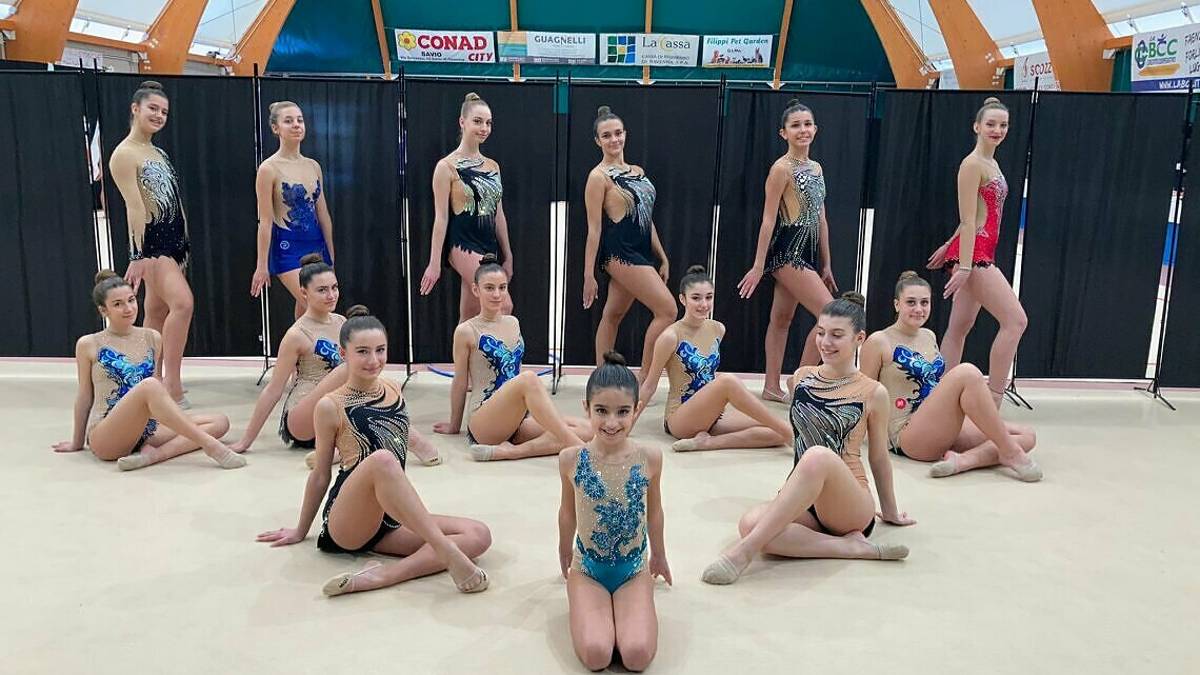 Ginnastica ritmica, la Gymnica 96 è tornata in pedana