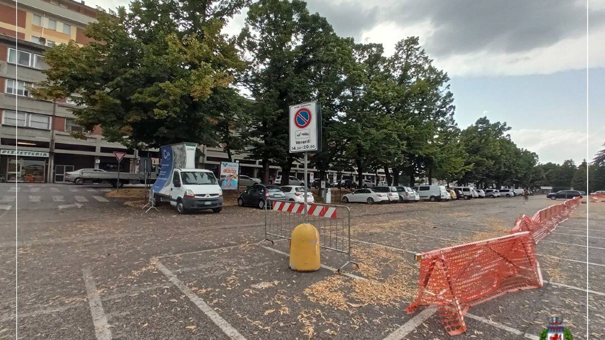 Faenza, i banchi del Mercato del contadino si spostano al riparo dal sole