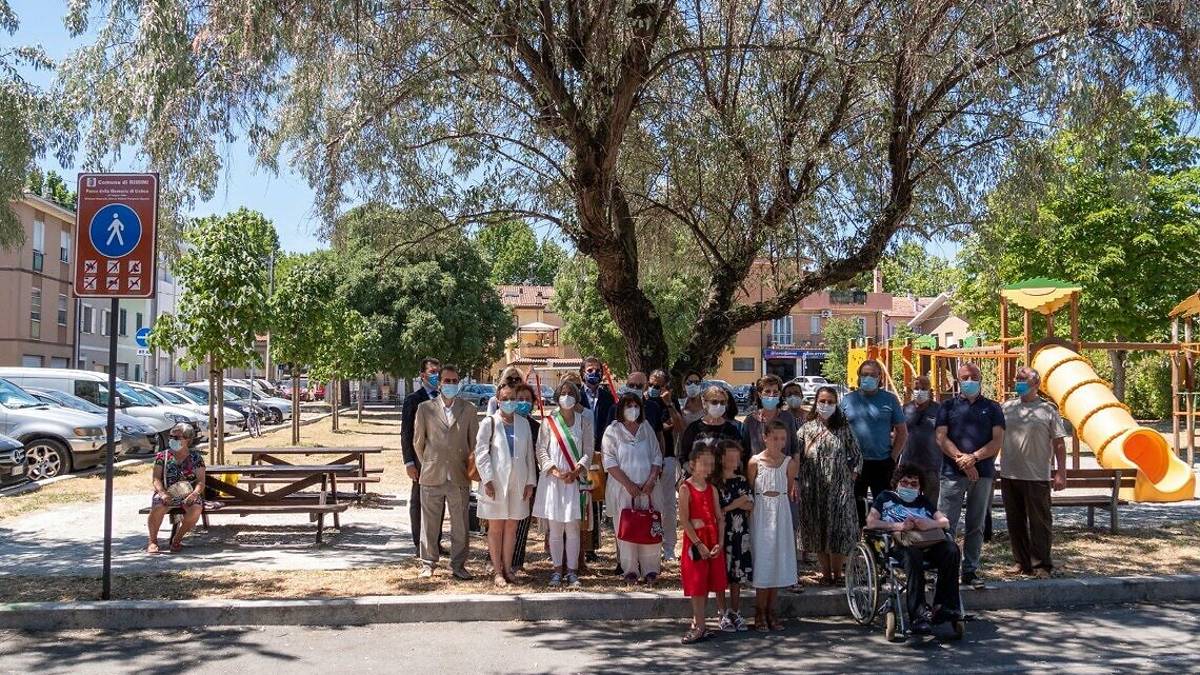 Rimini, inaugurato il Parco della memoria di Ustica