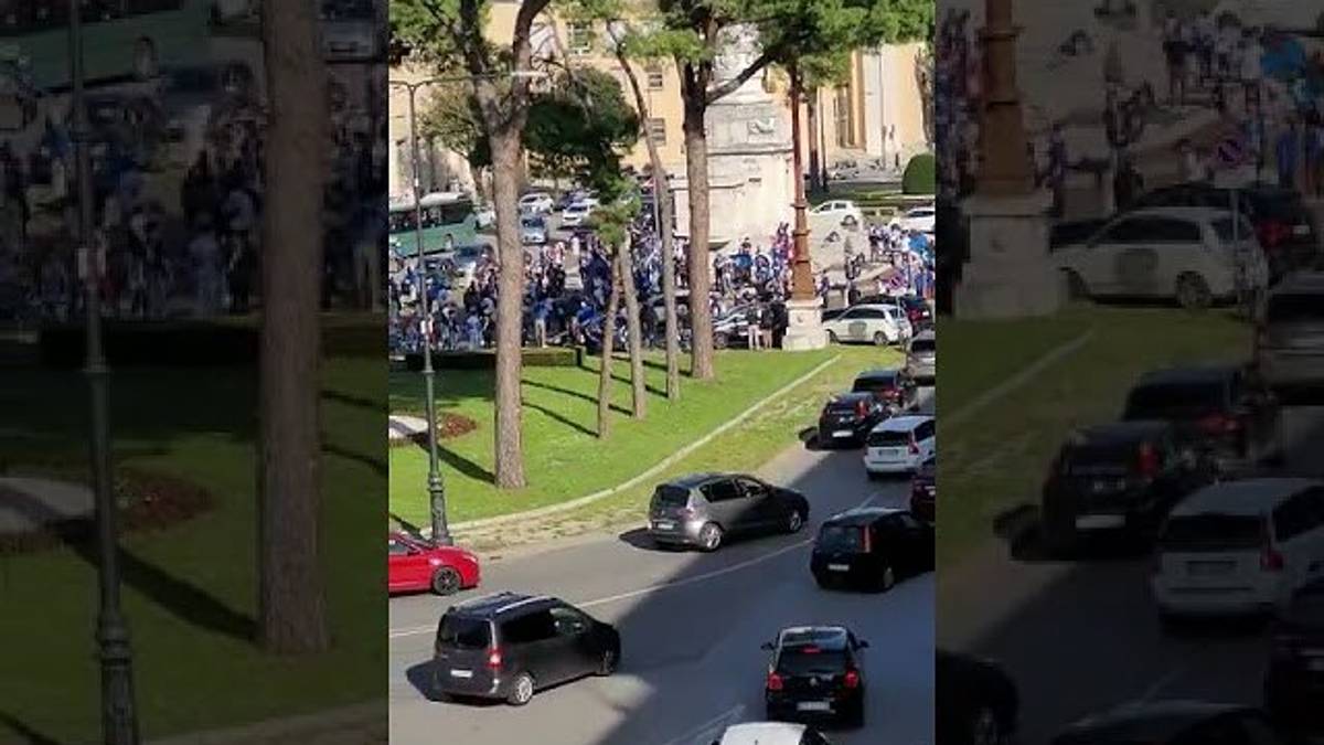 Forlì, cortei e festa per lo scudetto dell'Inter