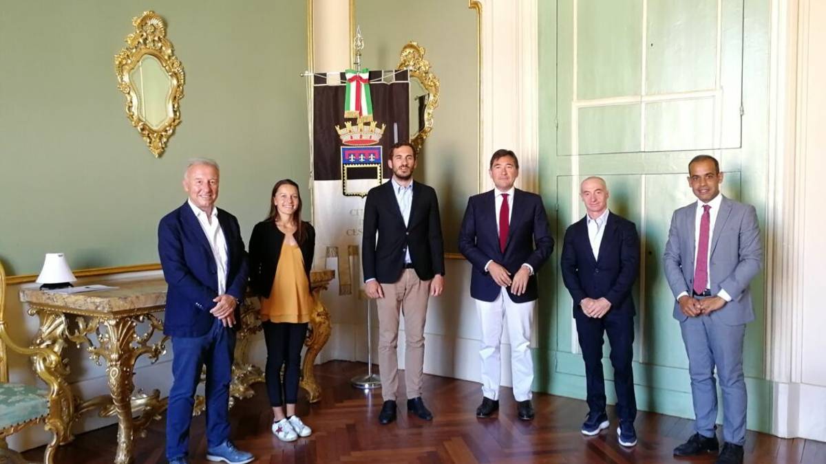 Cesena Sport City, i testimonial sono Chechi, Facciani e Zaccheroni