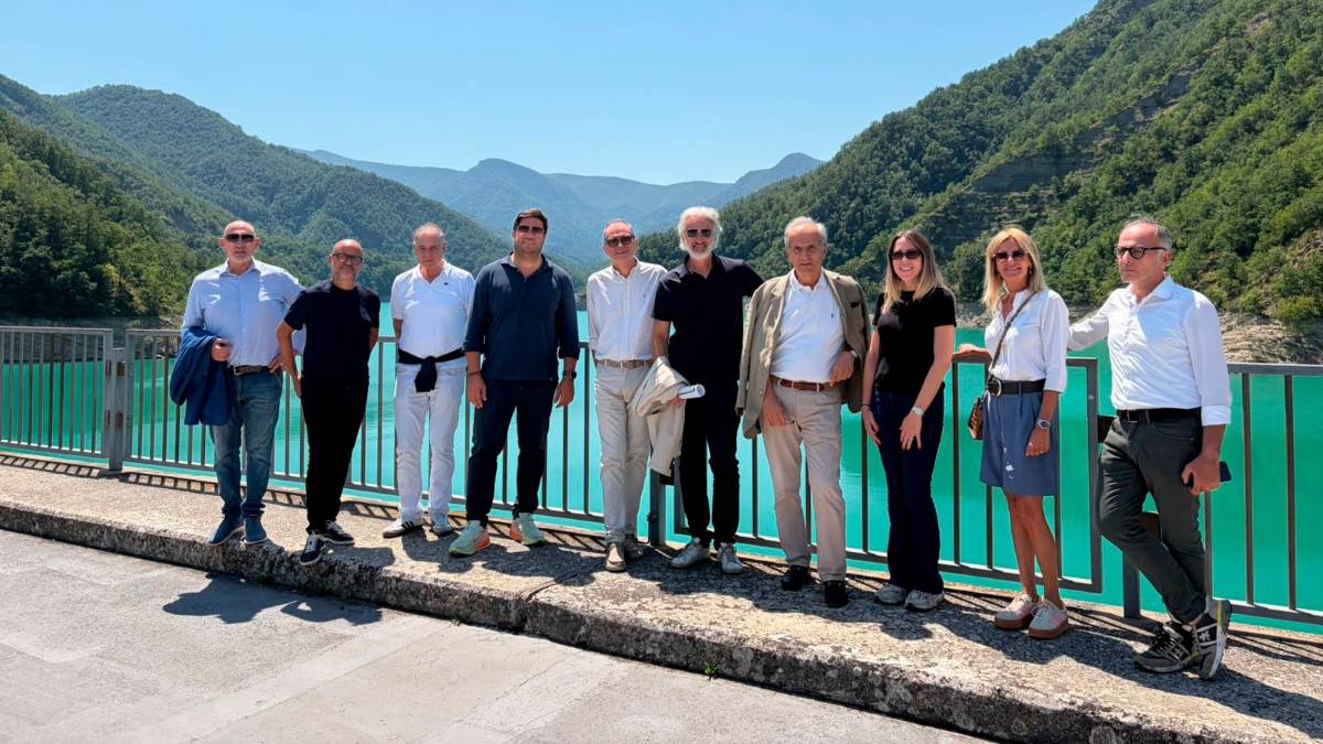 La visita di ieri a Ridracoli