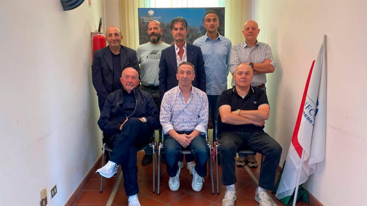 I presidenti Confcommercio dei comuni del Rubicone