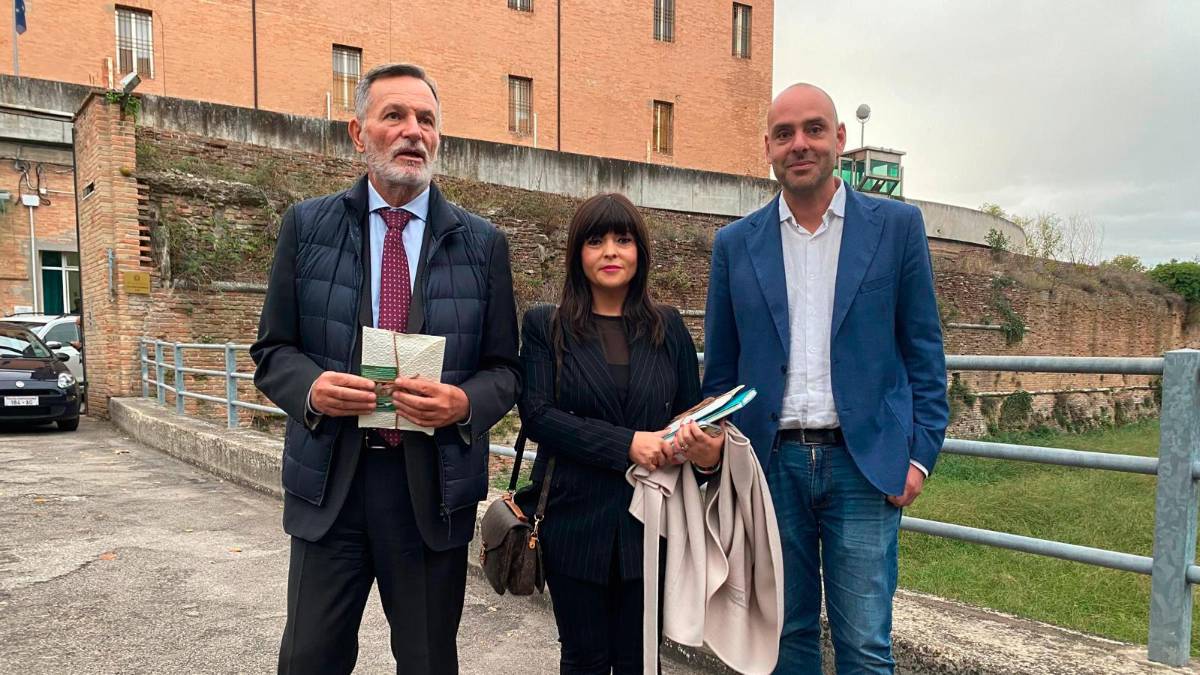 La visita del senatore Alberto Balboni al carcere della Rocca a Forlì