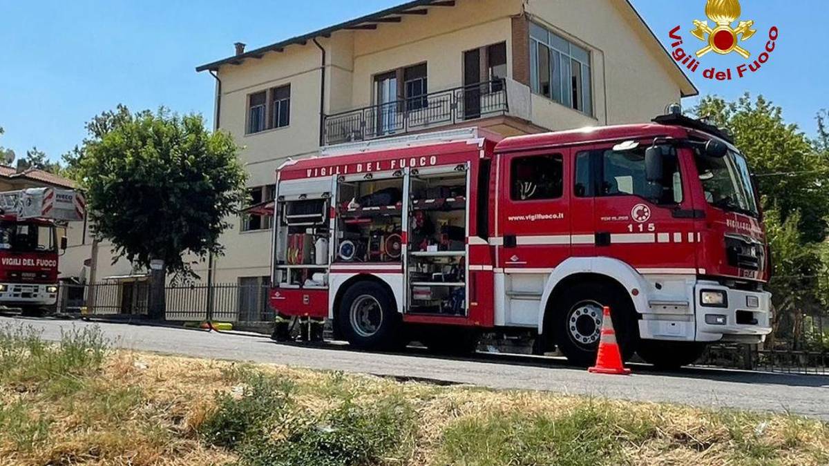 Meldola, incendio in un appartamento