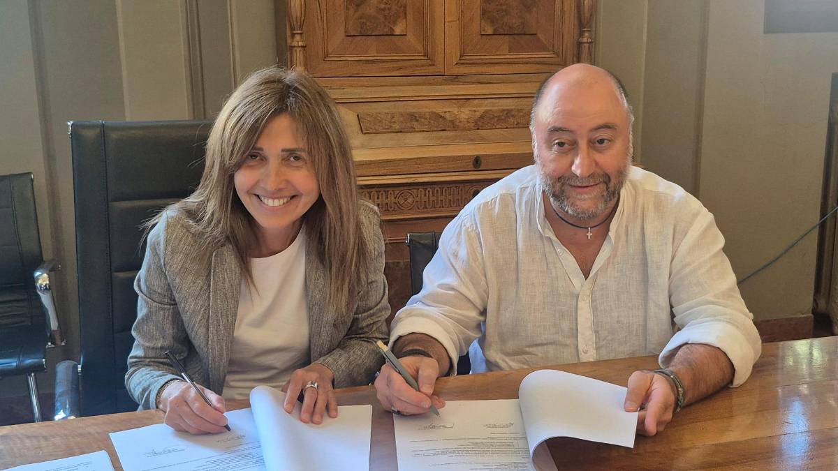 La direttrice generale dell’Ausl di Imola, Agostina Aimola con il fiduciario aziendale Fimmg Nicola Muriglio