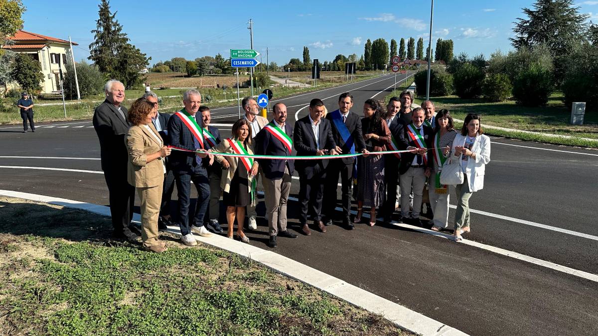 Casello A14 Valle del Rubicone: inaugurata la nuova rotonda Sant’Antonio VIDEO