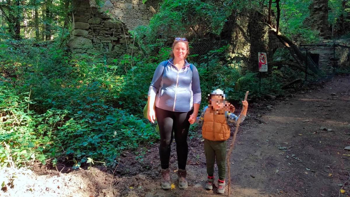 Sarah Zavoli e il figlio Sared
