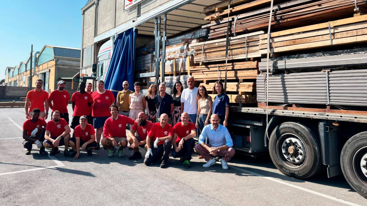 San Patrignano, importante donazione da Ravaioli legnami di Bagnacavallo
