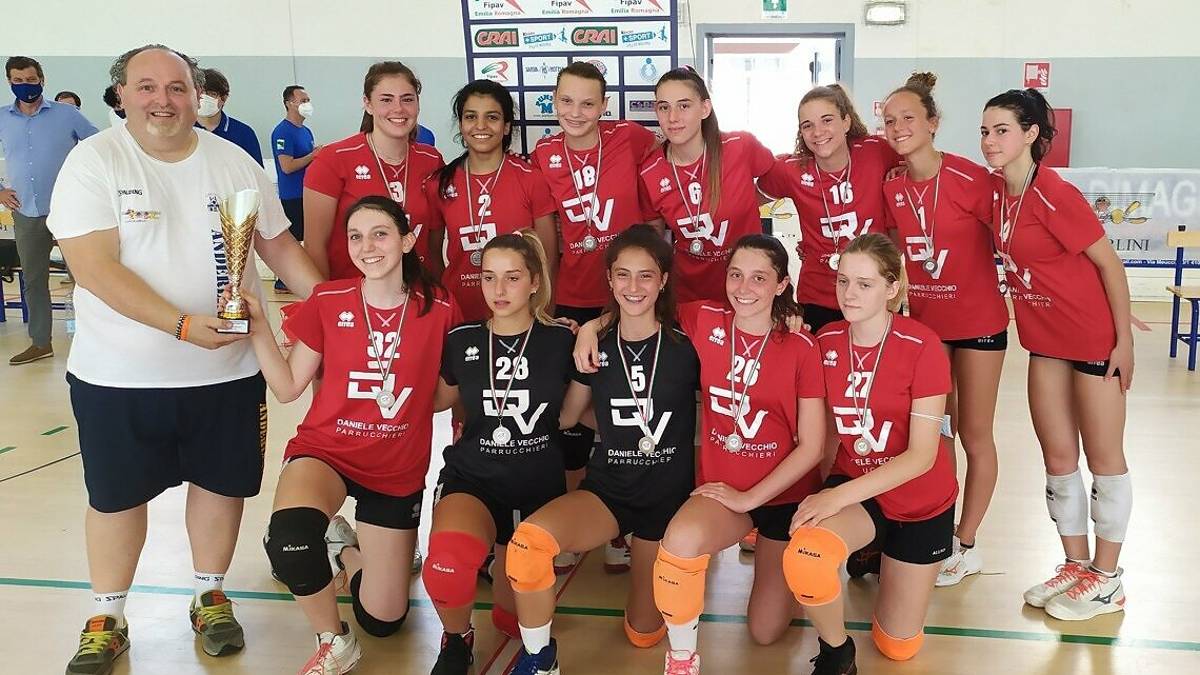 Volley donne, la Teodora Torrione Ravenna vice-campione regionale under 15