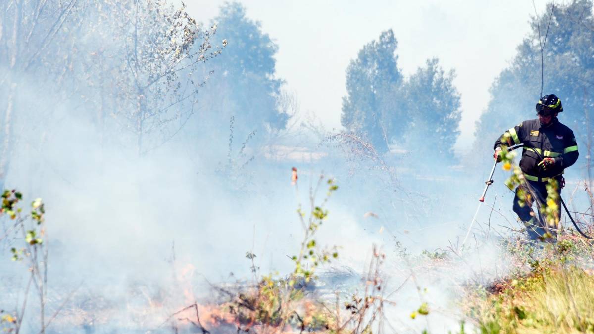 Un incendio a Gatteo, uno nella zona di Forlì-Cesena e uno nel Riminese solo nell’ultima settimana hanno richiesto l’intervento dei Vigili del Fuoco (Foto d’Archivio)