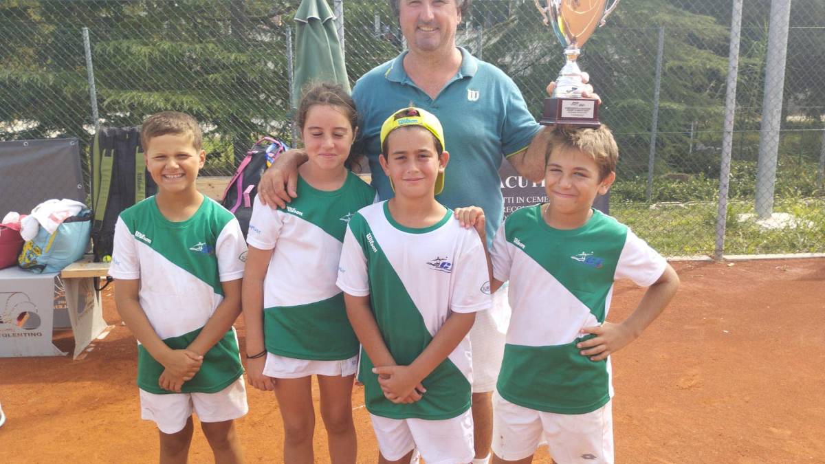 Tennis, il Ct Massa applaude i suoi Under 10 alla fase di macroarea