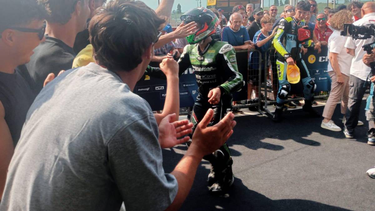 SportBike a Misano, Emiliano Ercolani fa festa nella gara di casa