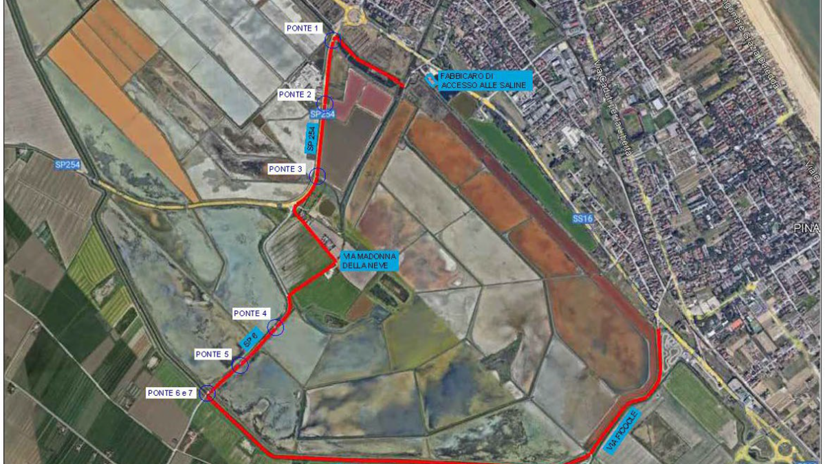 Cervia, via libera alla pista ciclabile Anello del sale