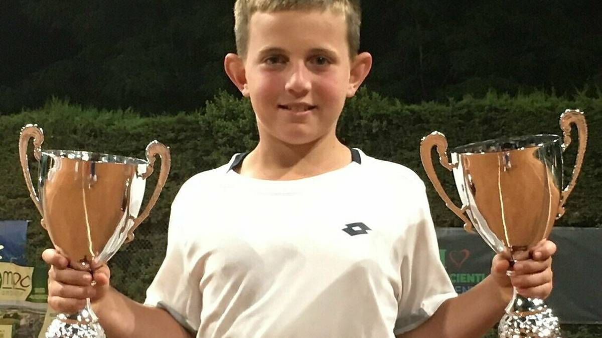 Tennis, doppietta vincente del baby Dennis Spircu a Mesagne