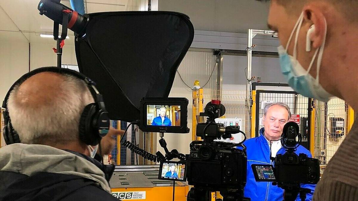 Piero Angela guarda a Cesena: Superquark in visita a Orogel