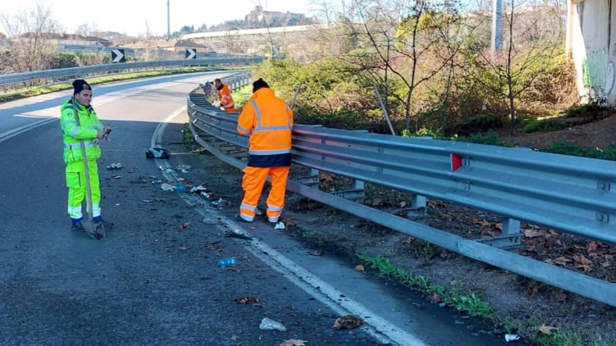 Cesena, Secante: raccolti 9 quintali di rifiuti sulle rampe 3 e 4
