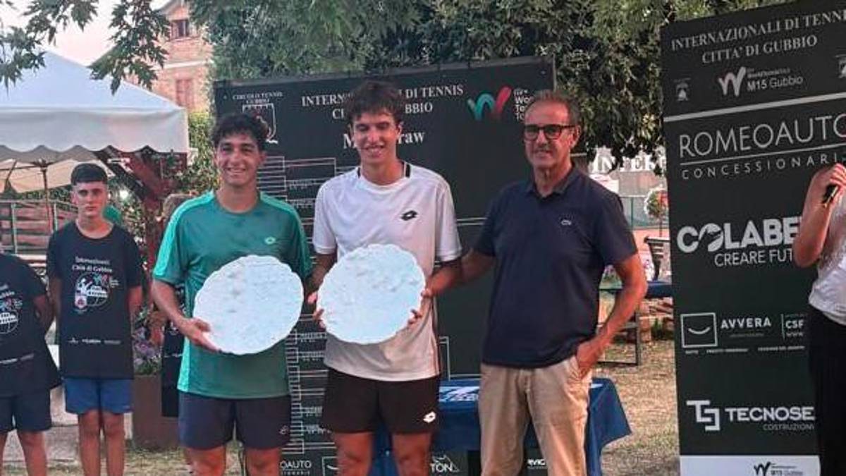 Tennis, Beraldo vince il doppio a Gubbio
