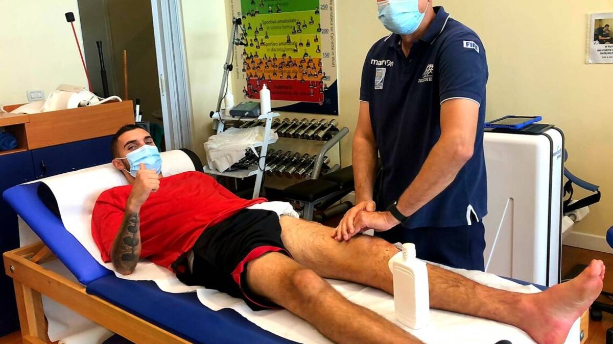 Calcio D, Rimini-Arlotti: la riabilitazione è entrata nella fase 1