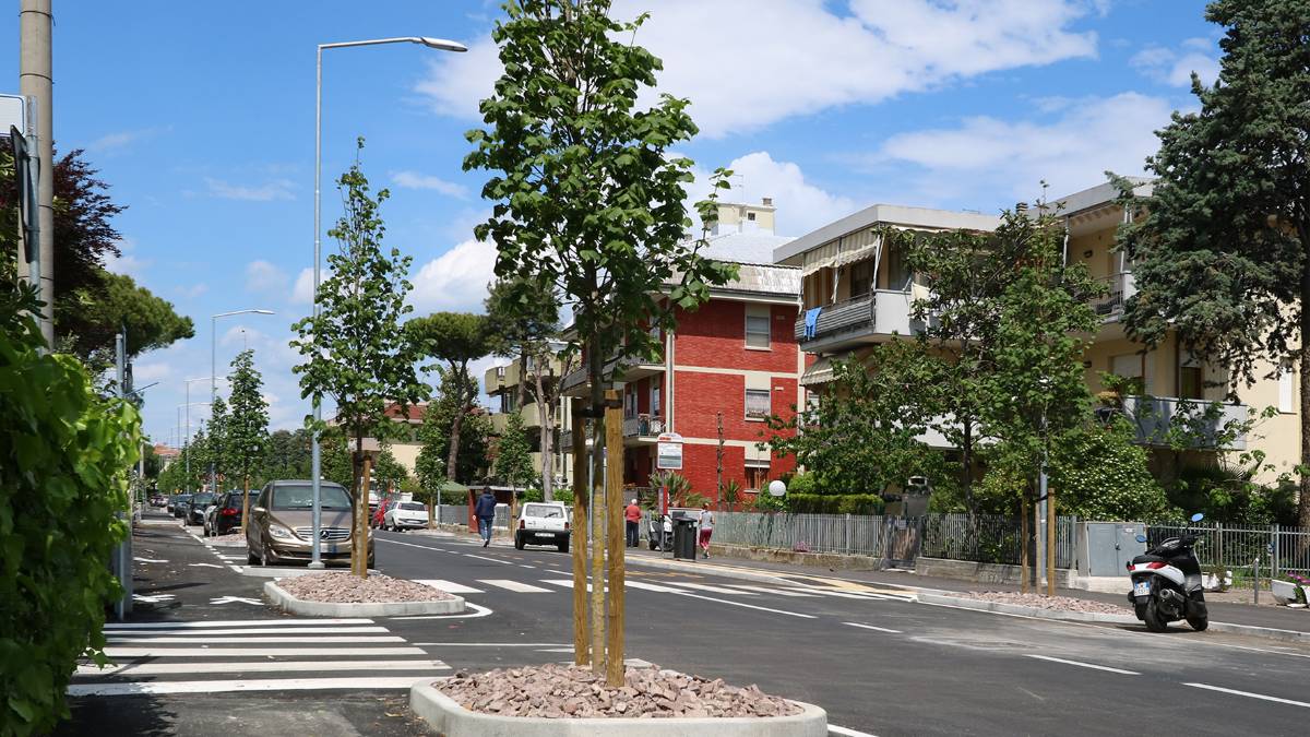 Rimini, via Mosca: la nuova strada è pronta