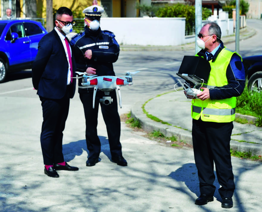 Coronavirus a Forlì: stop ai controlli con i droni