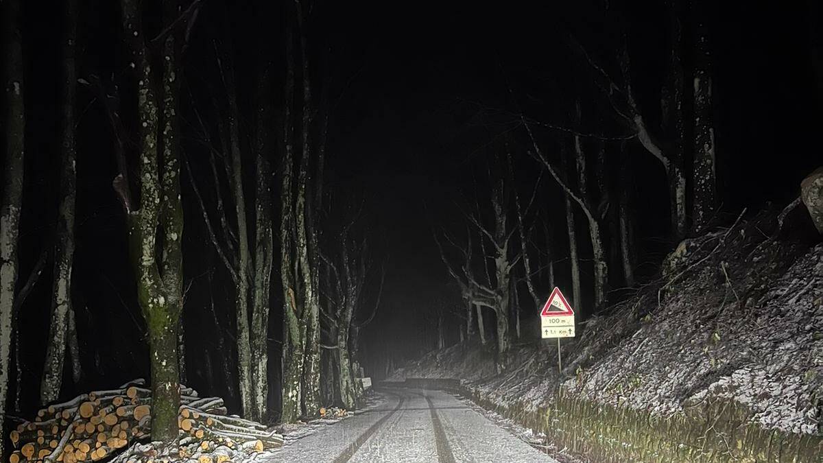 Primi fiocchi di neve nell'alta Valle Savio VIDEO