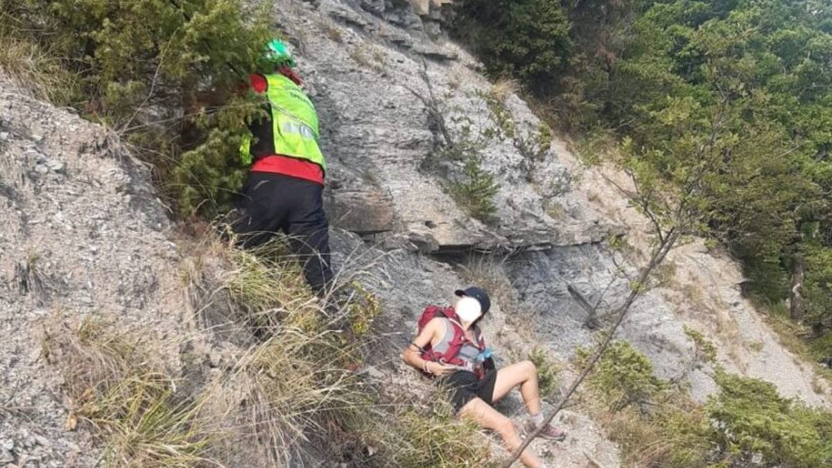 Soccorsi a due donne nella zona di Ridracoli