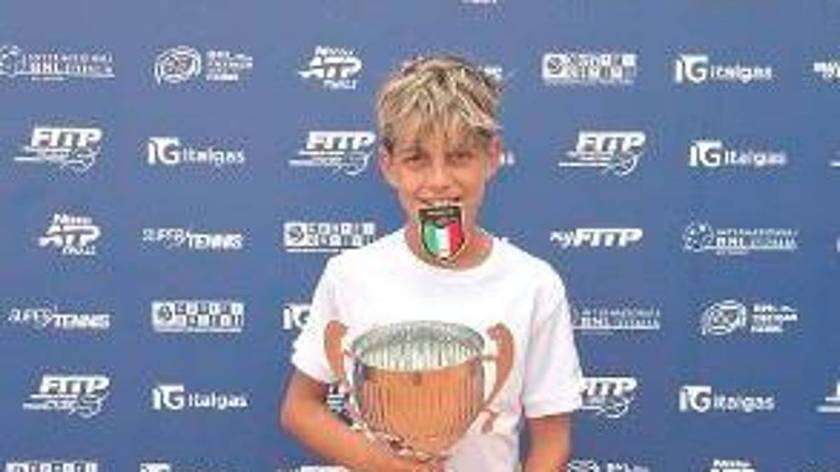 Tennis, tricolori Under 11: Mattia Sena campione