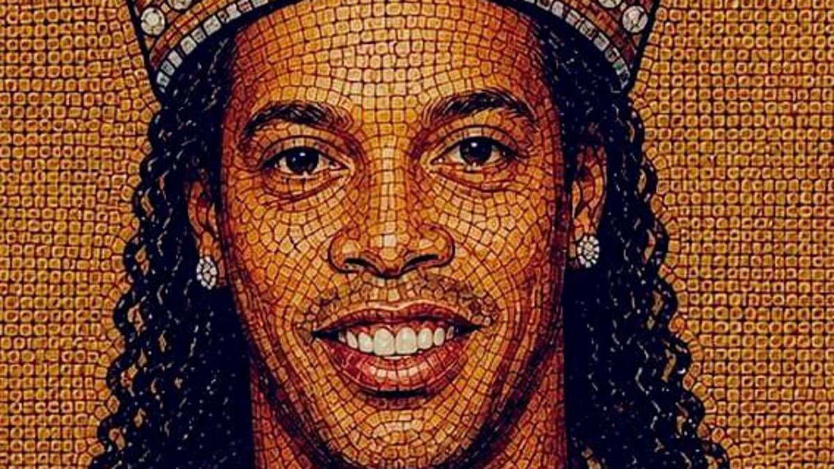 Ravenna, un mosaico artistico per accogliere Ronaldinho: il collettivo Dis-Ordine crea “Giustiniadinho”