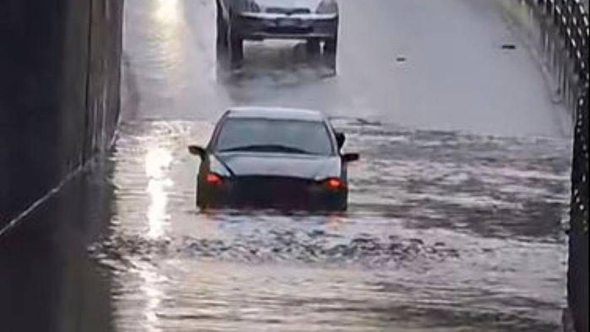 Difficoltà ieri al sottopasso (immagine dalla pagina FB Meteo-Pedemontana Forlivese)