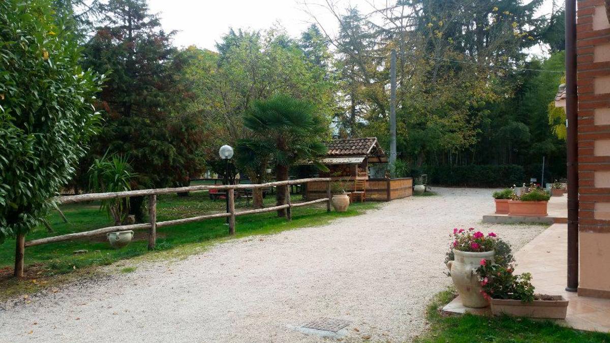 Area esterna di Villa Mami