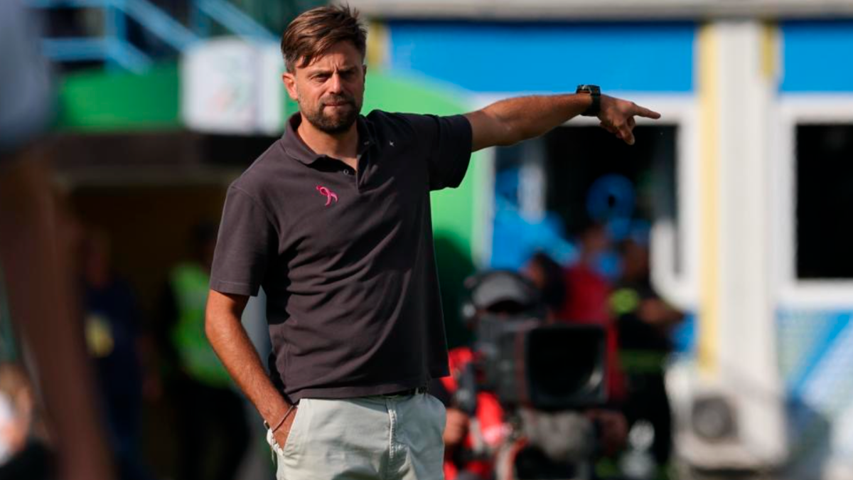 L’allenatore del Modena Daniele Galloppa (foto modenacalcio.com)