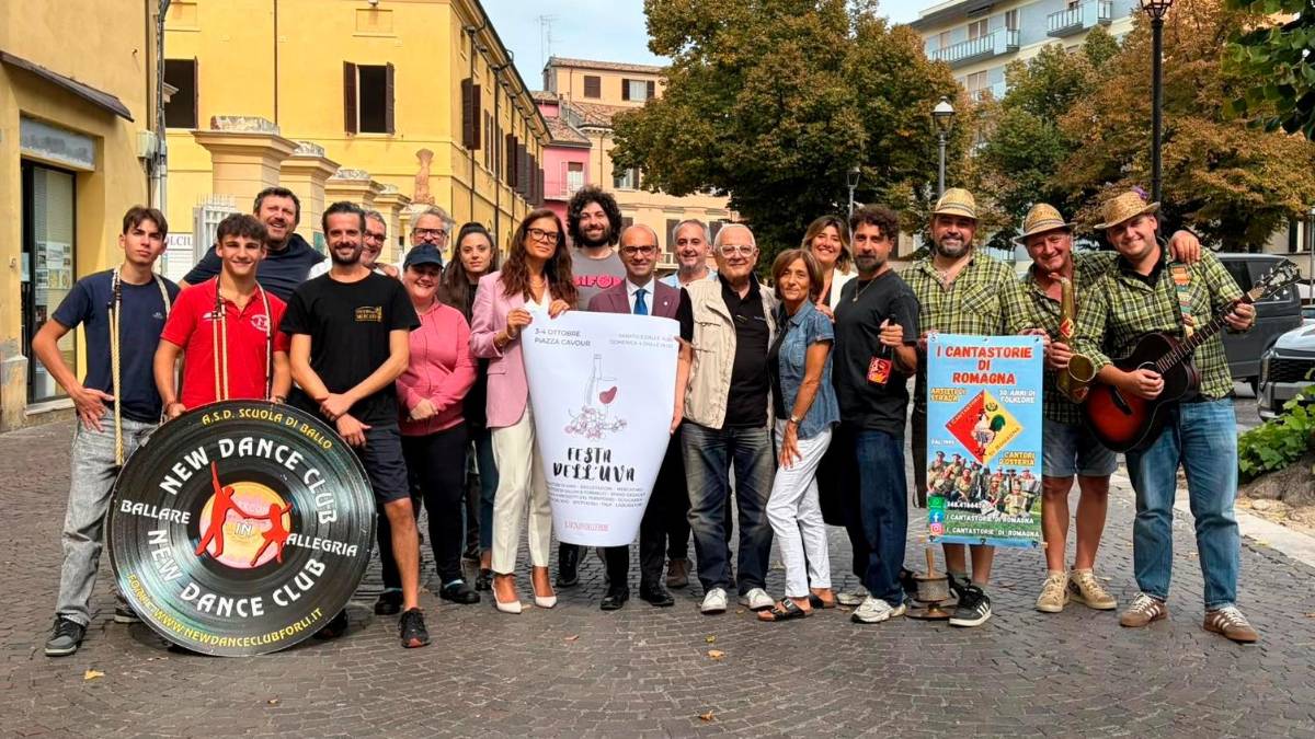 Forlì, la Festa dell’Uva in Piazza Cavour sabato 3 domenica 4 ottobre
