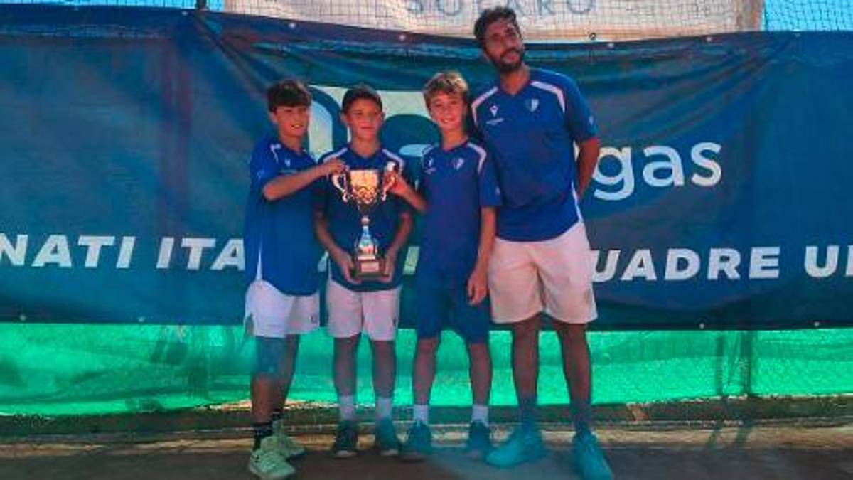 Tennis, gli Under 12 del Tc Riccione secondi in Italia