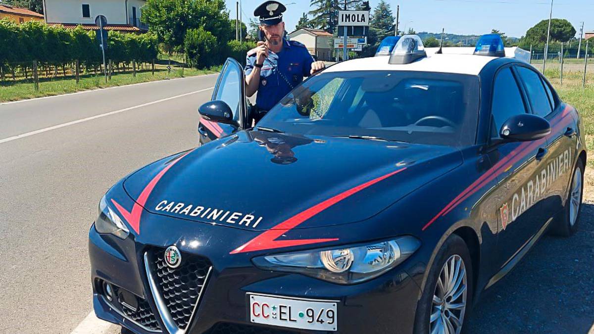 Sul posto i Carabinieri di Dozza