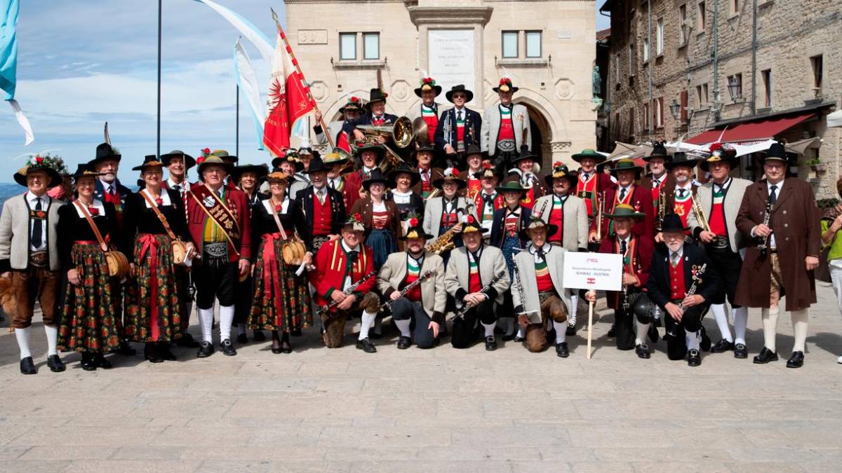 Riccione e San Marino ospitano Musikfest:, musica, folclore e tradizione da Svizzera e Austria