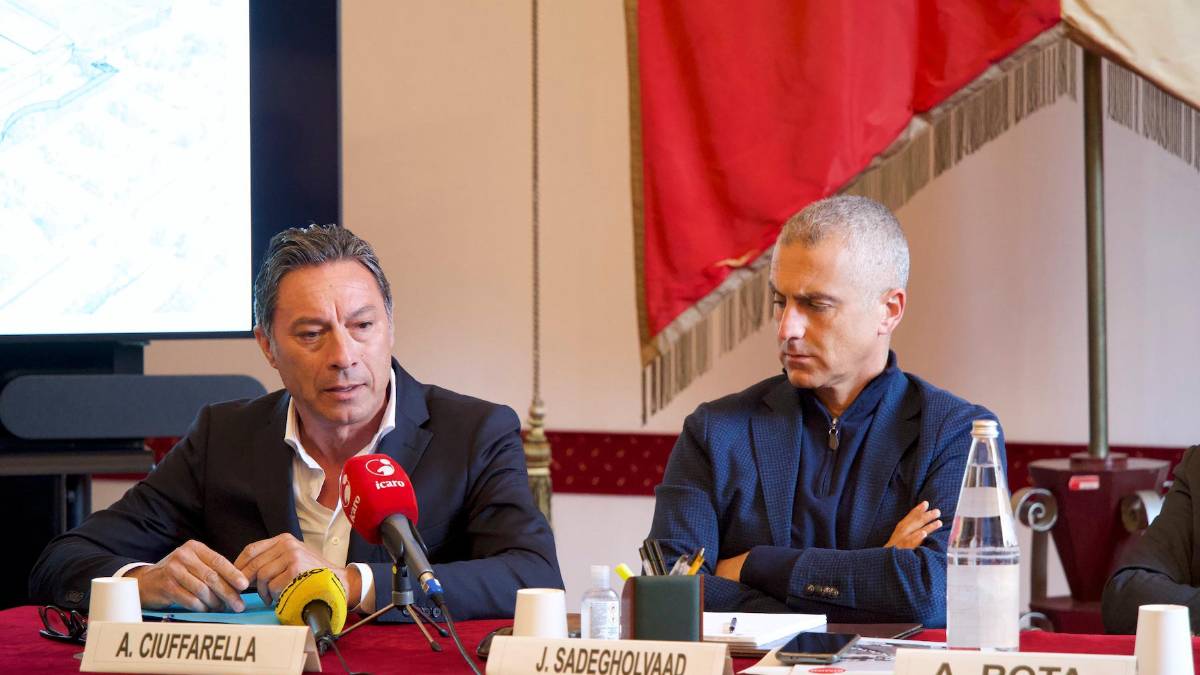 L’imprenditore Ciuffarella e il sindaco Sadegholvaad