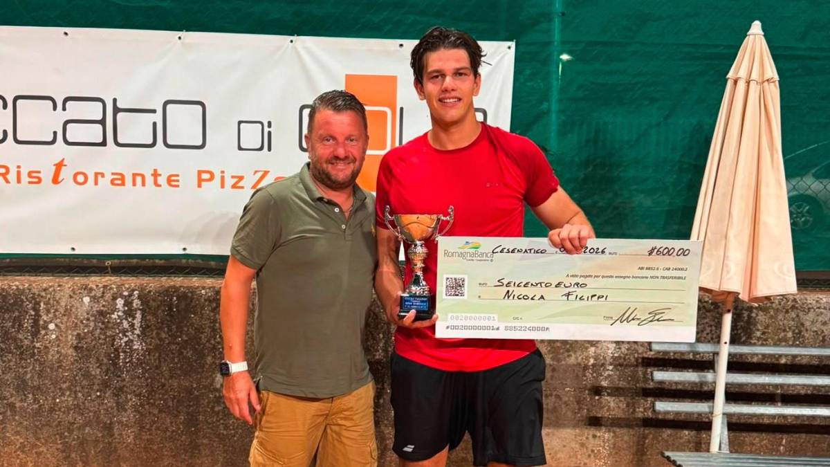Tennis, Nicola Filippi è il re del Paradiso