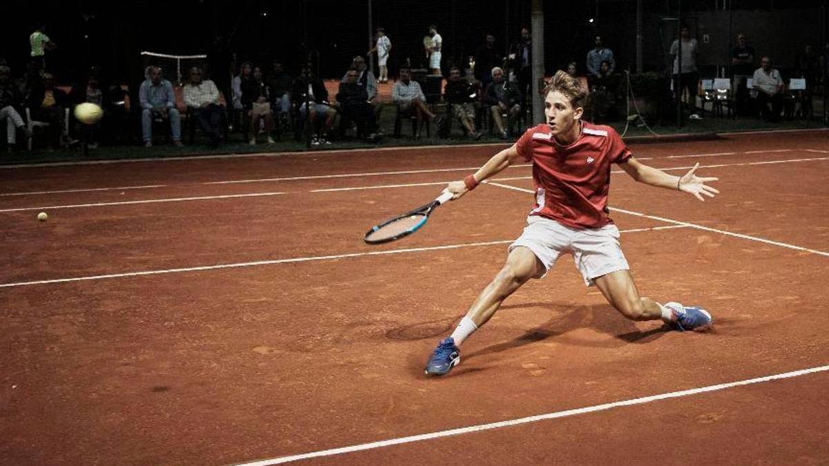 Enrico Baldisserri in azione