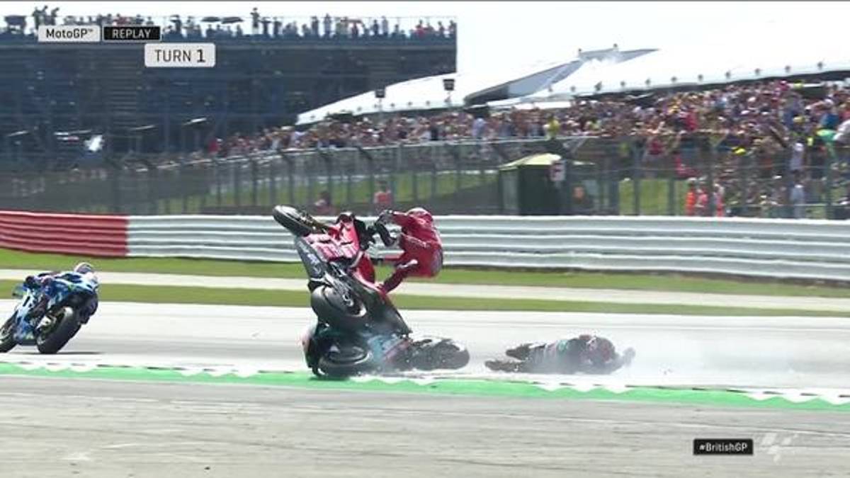 MotoGp: brutta caduta per Dovizioso, Rins beffa Marquez