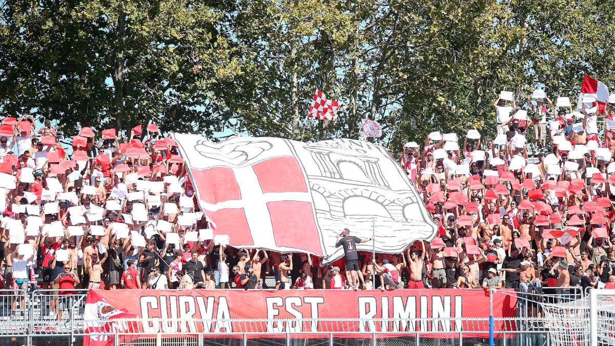 Rimini, 800 abbonamenti in curva Est
