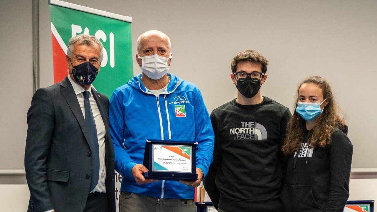 Arrampicata sportiva, Gulia Randi e Marco Rontini premiati al Coni