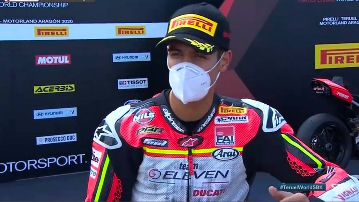Superbike, Rinaldi secondo soltanto a Rea in gara2 ad Aragon