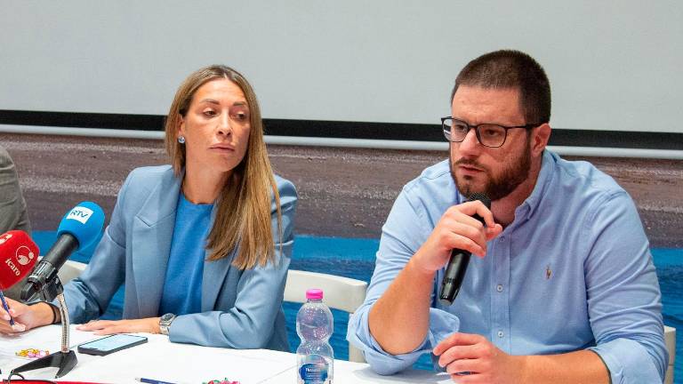 Giusy Scarcella e Valerio Perini della Building Company (foto Morosetti)