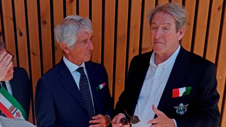 Il ministro Abodi e il presidente della Fmi Giovanni Copioli