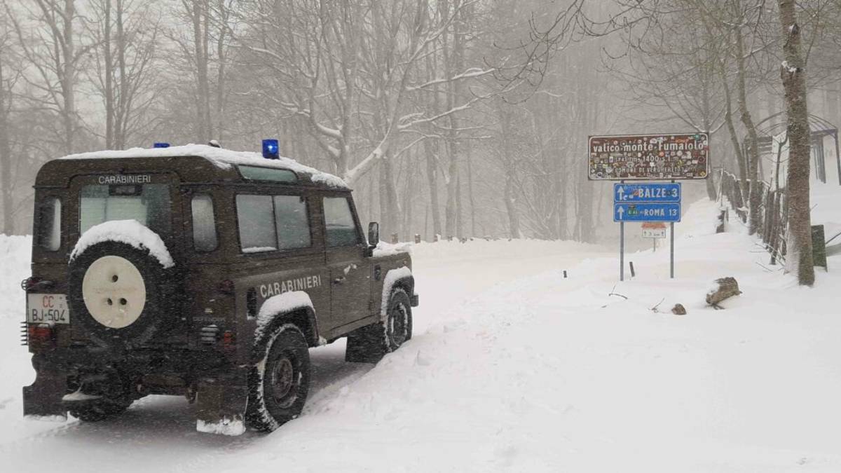 Carabinieri forestali: servizio Meteomont da Verghereto