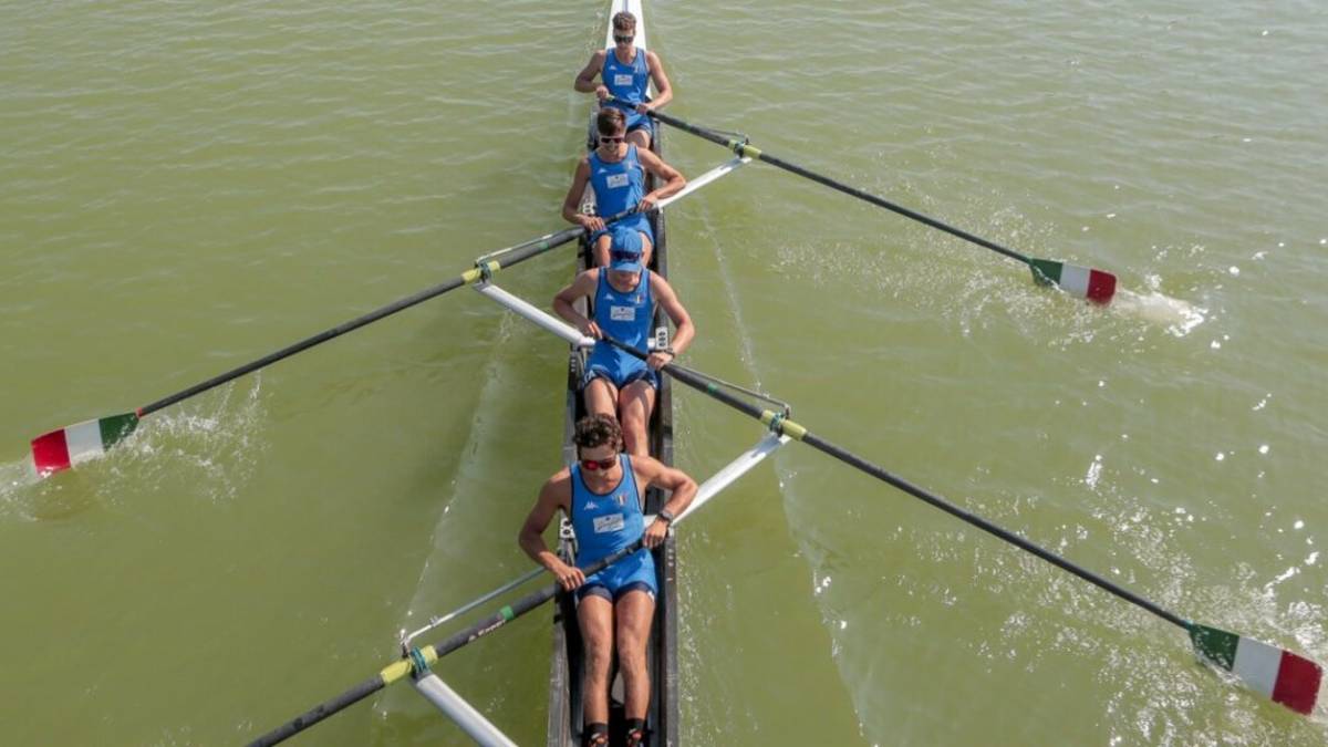 Canottaggio, Mondiali Juniores: il ravennate Kushnir argento nel 4 senza