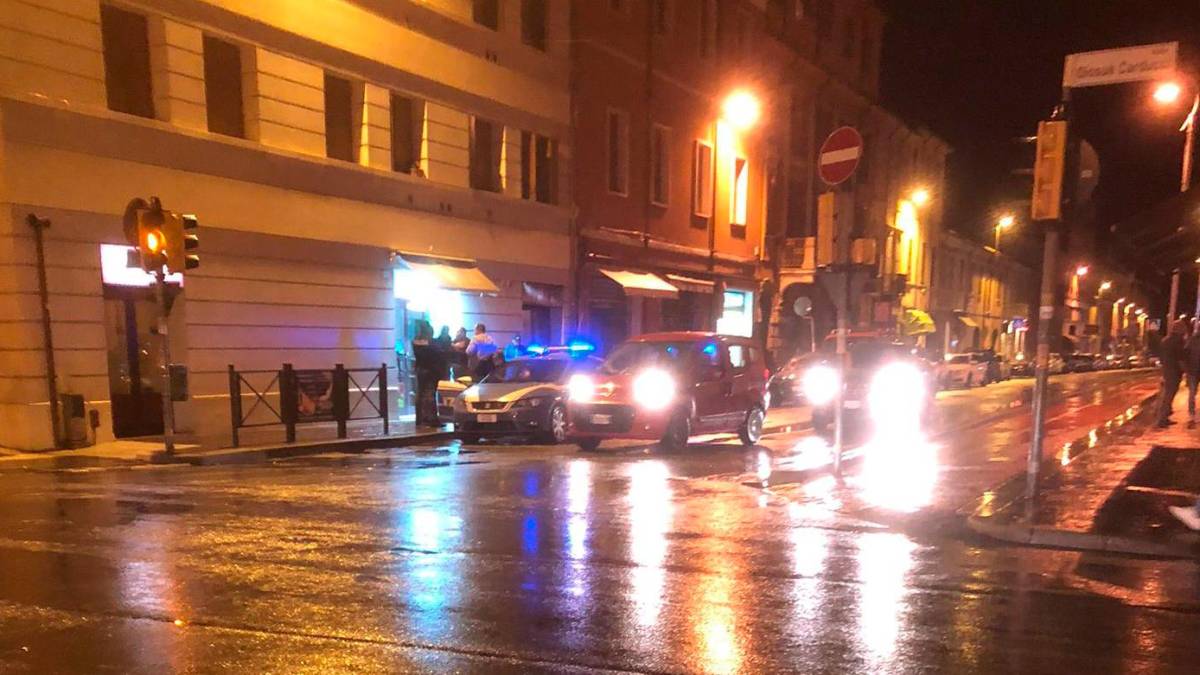 La Polizia in zona Barriera